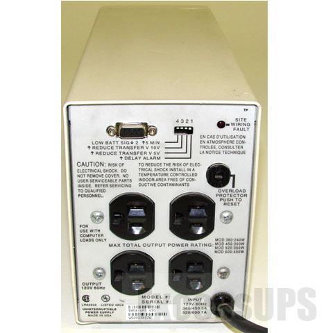 APC BACK-UPS 450 BK450