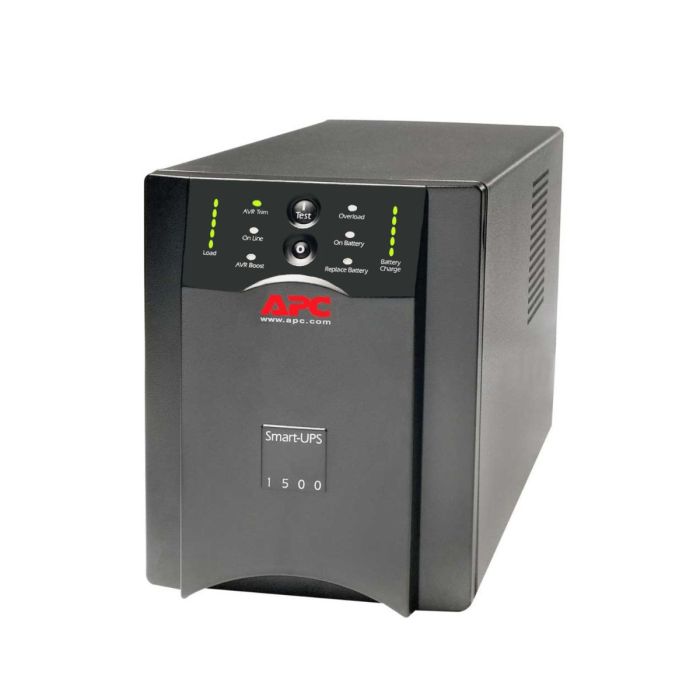 APC Smart UPS 1500VA 980W SUA1500 120V 15A Output: (8)5-15R Battery Backup - Refurbished