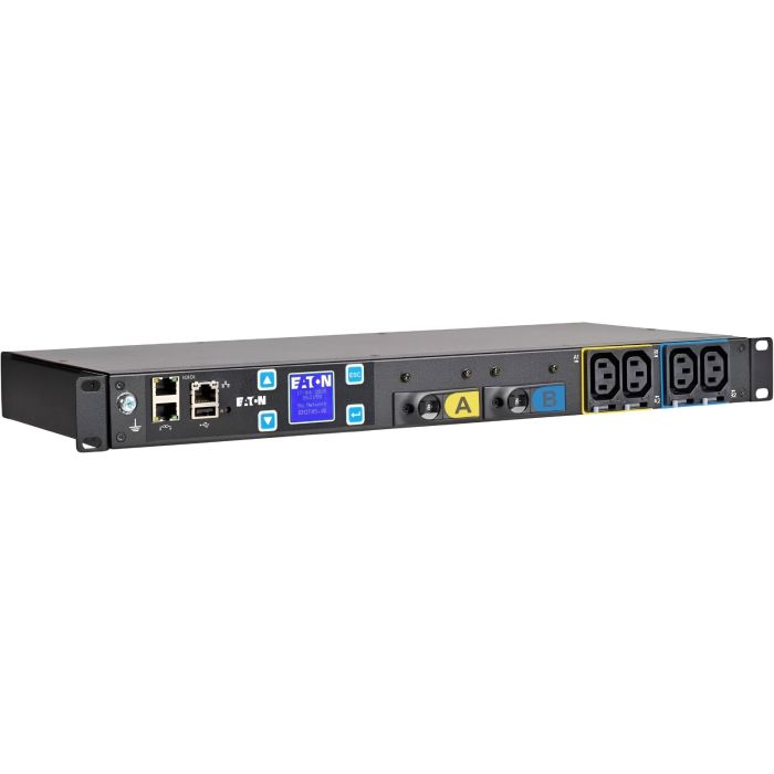 Eaton EMIT05-10 Metered Input PDU 1PH, 1U, 200–240V, 5760W, Output: (16) C13 – Refurbished