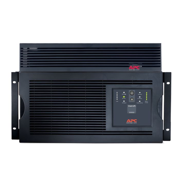 APC Smart-UPS 5000VA 4kW RM 7U 30A 208V In/ 120V & 208V Out:(12)5-20R, (2)L6-20R, (1)L6-30R, SUA5000R5TXFMR - Refurb