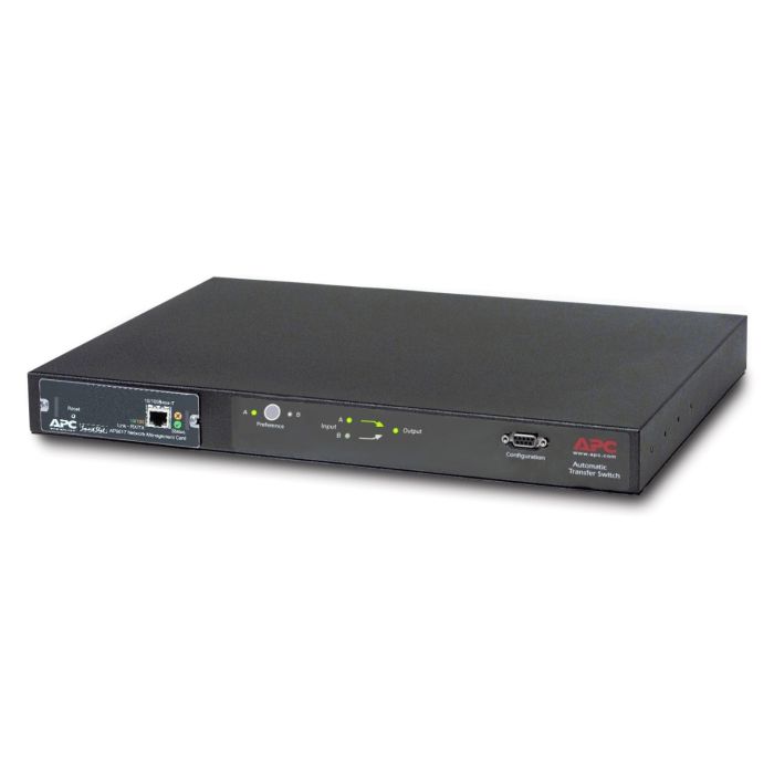 APC AP7750 ATS Rack PDU RM 1U, 100V-120V 15A, Output:(8)5-15R - Refurbished 
