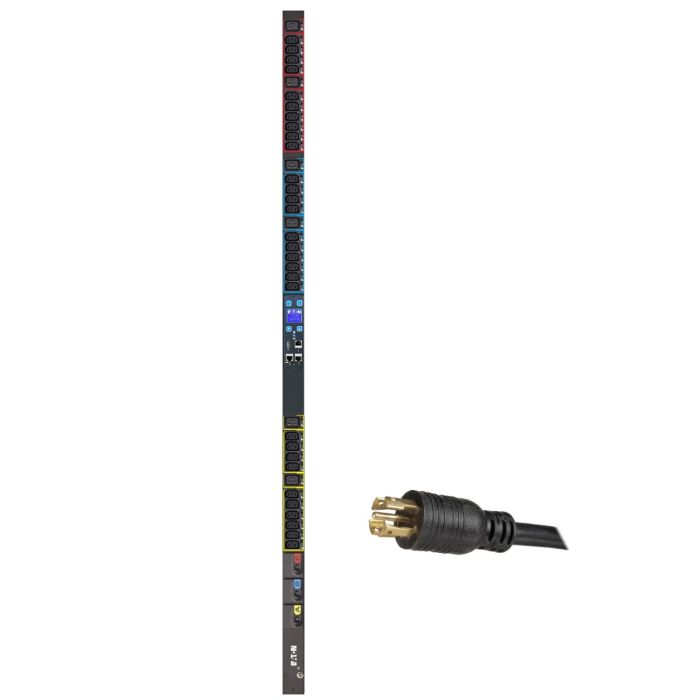 Eaton EMI304-10 Metered Input rack PDU, 0U, L21-30P input, 8.64 kW max, 120/208V, 24A - Refurbished 