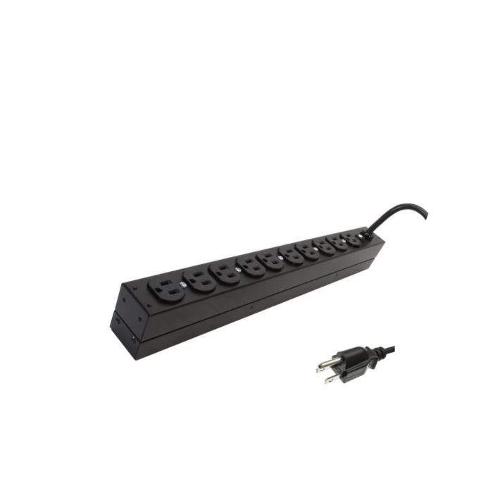 APC AP9562 Rack PDU, Basic, 1U, 15A, 120V, (10) NEMA 5-15R - Refurbished
