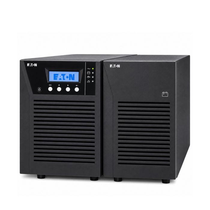 Eaton 9130 1000VA 900W 120V UPS + EBM, Online Double-Conversion Out:(6)5-15R - Refurbished