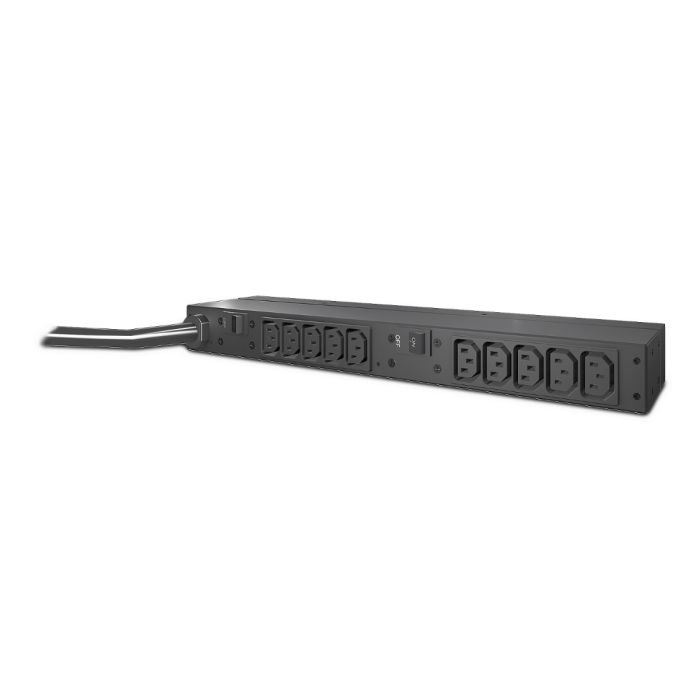 APC AP9571A Rack PDU, Basic, 1U, 30A, 208V, L6-30P Input, (10) C13 Output - Refurbished