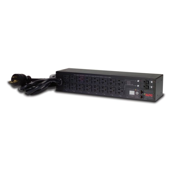 APC AP7902 Rack PDU, Switched, 2U, 30A, 120V, L5-30P input, (16)5-20 output - Refurbished
