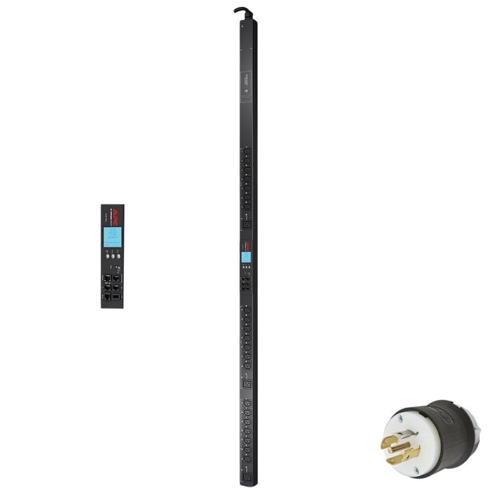 APC AP7991 Rack PDU, Switched, Zero U, 5.7kW, 20A, 208V, L21-20P Input, (21) C13 & (3) C19 Output - Refurbished
