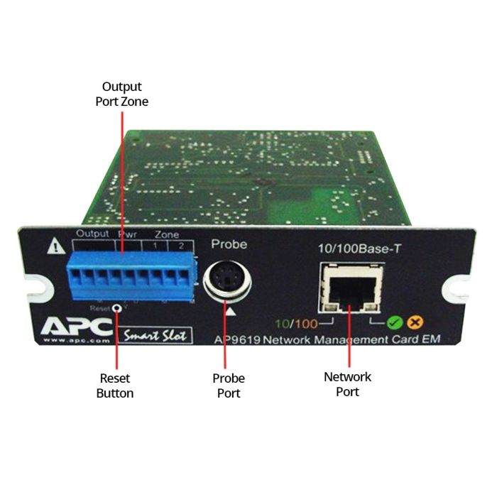 APC AP9619 NETWORK MANAGEMENT CARD - Refurbished