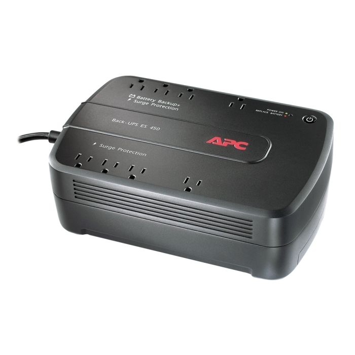 APC Back-UPS ES 450VA 257W 120V Output: (8) NEMA 5-15R, BE450G-CN - Refurbished
