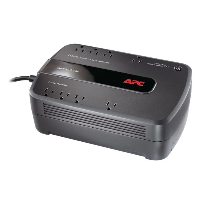 APC Back-UPS ES 550VA 330W 120V Output: (8) NEMA 5-15R, BE550G-CN - Refurbished