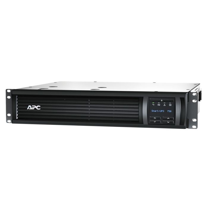 APC Smart Connect-UPS 750VA 500W LCD RM 2U Output: (6)5-15R, SMT750RM2UC - Refurbished
