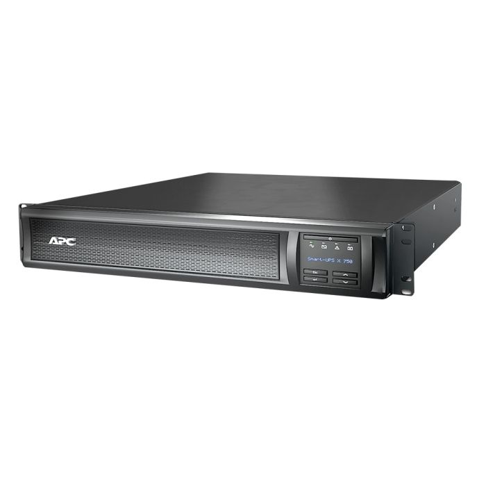 APC Smart-UPS X 750VA 600W LCD RM 2U Output: (8)5-15R, 120V 15A, SMX750 - Refurbished
