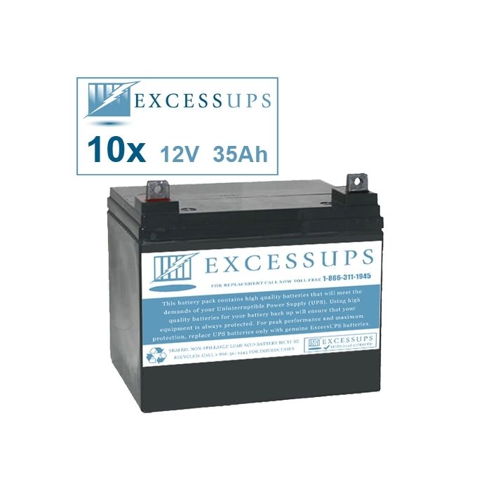 Best Power FERRUPS FE-10K Compatible Replacement Battery Set