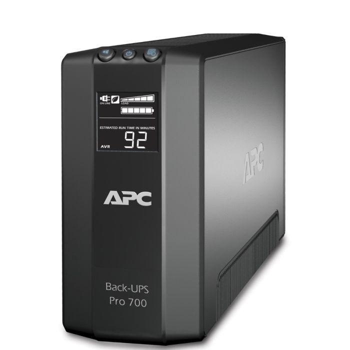 APC Back-UPS Pro 700VA 420W 120V 15A Output: (6) NEMA 5-15R, BR700G - Refurbished