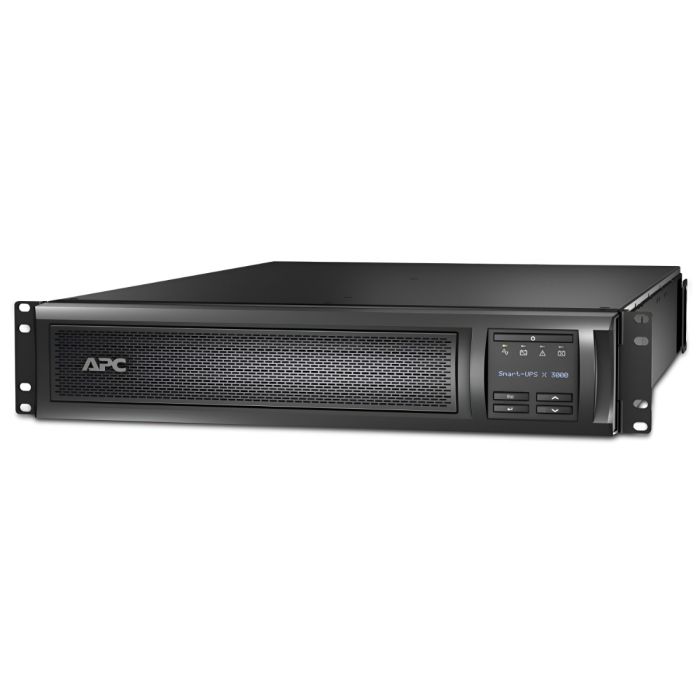 APC Smart-UPS X 3000VA 2700W LCD 208/240V Output: (1)C19 & (8)C13, SMX3000RMHV2U - Refurb