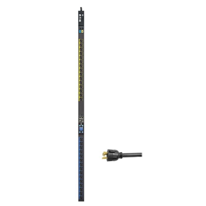 Eaton EMI102-10 Metered PDU 0U, 120V, 2880W, Output: (30) 5‑20R – Refurbished
