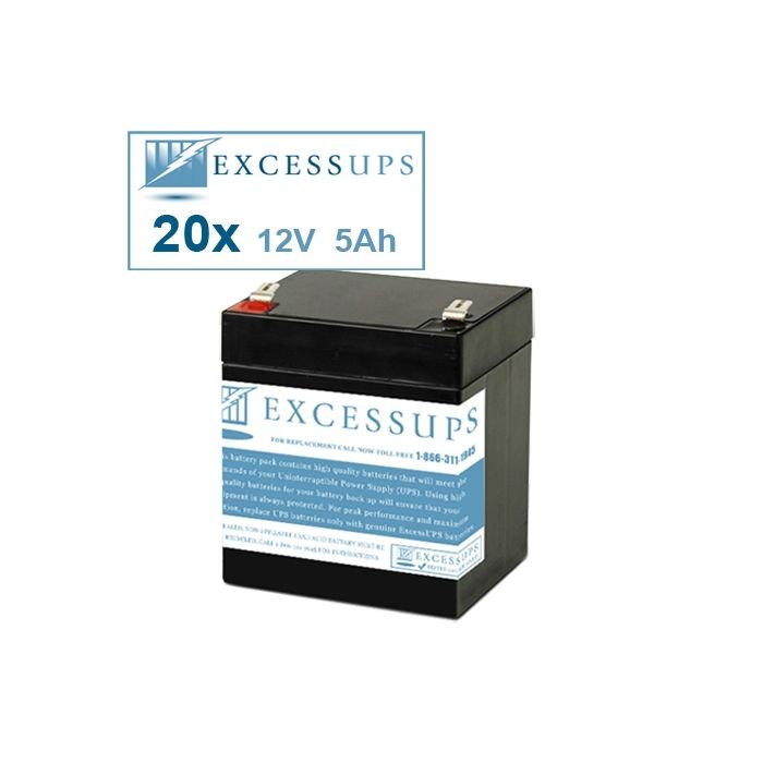 Liebert GXT5000R-208 Compatible Replacement Battery Set