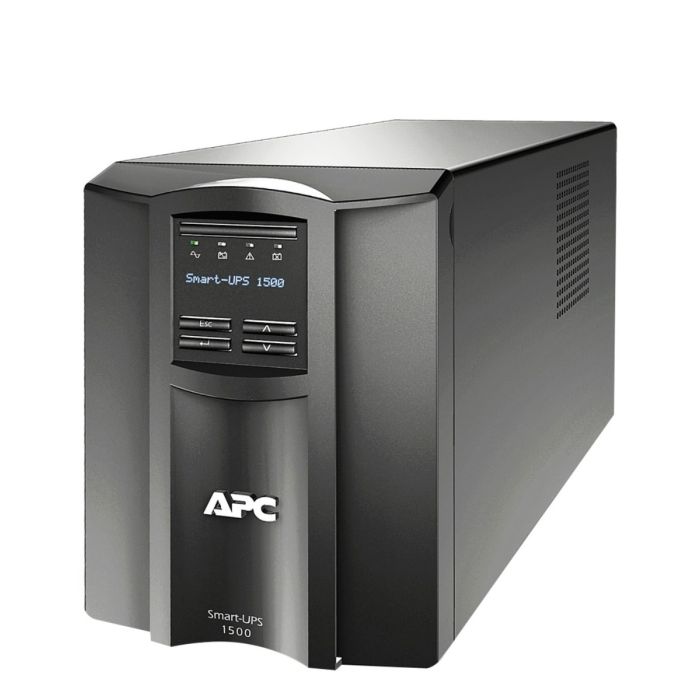 APC Smart Connect UPS 1500VA 1000W LCD 120V 15A Output:(8) 5-15R, SMT1500C - Refurbished