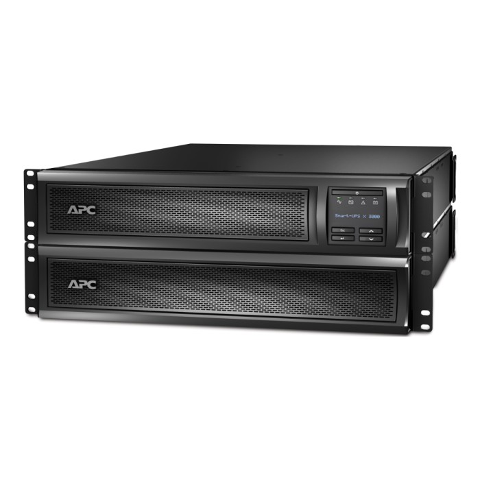 APC Smart-UPS X 3000VA 2700W 30A SMX3000RMLV2U +SMX120RMBP2U Battery Pack - Refurb