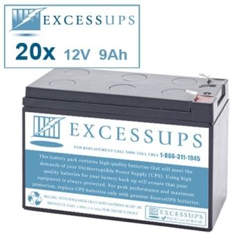 Minuteman BP24RTEXL Compatible Replacement Battery Set