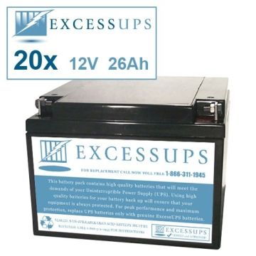 Minuteman MCP BP1 Compatible Replacement Battery Set