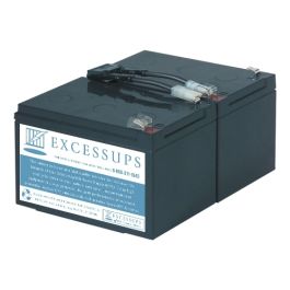 Vervangingsbatterij voor APC Smart-UPS 1000/C 1500 RBC132/brandbatterij met VdS